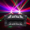 GVT Mini LED 8x3W RGBW Luce a testa mobile LED Spider Beam Illuminazione scenica DMX 512 Spider Light Buono per DJ Nightclub Party