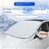 NONE Copertura parasole Parabrezza per auto Parasole da neve Protezione impermeabile Copertura magnetica per automobile Copertura per parabrezza anteriore per auto