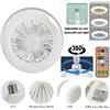 NONE Lampada da soffitto moderna per interni da 30 W 360 ° Girevole con telecomando E27 Soggiorno Camera da letto Illuminazione Luci decorative a LED 2in1