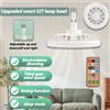 CHEGIT Lampade da soffitto 2 In 1 per interni 30W con telecomando 360 ° rotante E27 soggiorno camera da letto illuminazione luci Decorative a LED