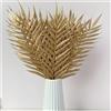 NONE 10 pezzi di foglie artificiali dorate metallizzate, fiori di riempimento di vasi di foglie tropicali, foglie di piante dorate realistiche, ghirlanda di palloncini, matrimonio compleanno, decorazione