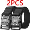 NONE Cintura tattica da 2 pezzi: fibbia automatica durevole, perfetta per avventure all'aria aperta, accessori unisex per uomini e donne