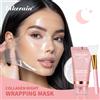 lakerain Maschera avvolgente al collagene e set di pennelli Ringiovanimento Idratare Illuminante Maschera per il viso coreana Crea una maschera per il viso con elasticità della pelle luminosa