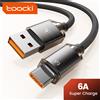 Toocki 6A Cavo USB C Ricarica rapida Cavo di ricarica rapida da USB C a tipo C per iPhone 15 Xiaomi Samsung Huawei Oneplus Realme