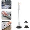 NONE Estrattore pneumatico per ammaccature con 3 ventose, strumento per rimozione ammaccature carrozzeria auto Martello scorrevole sottovuoto Kit ventosa per riparazione lamiera
