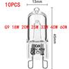 NONE 1/5/10PCS G9 18W 20W 25W 40W 60W 230V Eco Lampadine Alogene Capsula Lampada A LED Lampadine Perline Inserite Lampada di Cristallo lampadina alogena