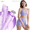 XMSJ Rasoi elettrici da donna Rasoio elettrico 2 in 1 per peli pubici Trimmer IPX7 Rasoio bikini impermeabile per uso bagnato e asciutto per il corpo