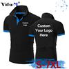 NONE Company Personal Business Polo a maniche corte Design Stampa Logo Maglietta casual da uomo e da donna in cotone slim fit con risvolto T-shirt personalizzata