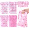NONE 10/20/50 Pezzi Sacchetti Regalo Rosa con Fiocco, Sacchetti per Caramelle, Sacchetti Regalo per Feste di Compleanno, per Ragazze, Forniture per Addio al Nubilato, Baby Shower