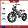 JANSNO Bicicletta Elettrica JANSNO X50 750W 48V 17AH con Batteria Rimovibile, Pneumatici Fat da 20×4 Pollici, E-Bike da Montagna Fuoristrada a 7 Velocità