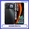 DOOGEE M30 Pro Smartphone Android 16 64GB+256GB IP68 Display Posteriore 6.88" 120Hz Batteria 8000mAh Fotocamera 64MP Telefono Cellulare