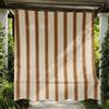 VKZ Tenda da Sole a Caduta per Balcone 145x290 cm, Tenda Parasole Esterno con Strisce, Protezione UV, Tenda da Sole Verticale per Terrazza, Balcone e Giardino (Marrone)