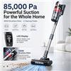 Grenintol Aspirapolvere Senza Fili Grenintol 500W 85KPa per Casa, 4 Modalità di Potenza, 80 Minuti di Autonomia, per Tappeti e Pavimenti
