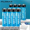 PUJIMAX Batterie al Litio Ricaricabili PUJIMAX 1.5V AA/AAA ad Alta Capacità 3400mWh 1000mWh per Torce, Giocattoli, Orologi, Lettori MP3