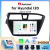 Junsun Autoradio Junsun wireless CarPlay Android Auto per Hyundai i20 Mk2 (GB/IB) 2014-2020 con ventola di raffreddamento integrata, navigatore GPS Android, lettore multimediale, WiFi, DSP, RDS, BT, SWC,