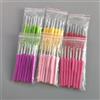 DONYAMY 1 set 8 dimensioni manico in plastica morbida casa alluminio fai da te uncinetto maglia uncinetto ago da maglia 2,5-6 mm