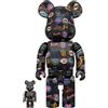 BE@RBRICK NATIONAL LEAGUE (TM) BLACK Ver. 400% & 100% MLB MEDICOM TOY Bearbrick BE@RBRICK