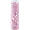 NUK Mini-Me Flip Tazza per bambini con cannuccia | 12+ mesi | 450 ml | Borraccia per bambini | Beccuccio temperato antigoccia | Infrangibile | Pink Paint Dabs