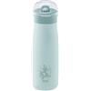 NUK Mini-Me Flip Tazza per bambini con cannuccia | 12+ mesi | 500 ml | Borraccia in acciaio inox per bambini | Beccuccio temperato antigoccia | Infrangibile | Blue Globe