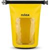Nilox Dry Bag 5L, Borsa resistente all'acqua con Protezione IPX6 e Tracolla Inclusa, Chiusura Roll-top per una Protezione Efficace