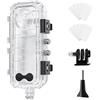 Smarbettiy Vetro Temperato 60m Impermeabile Immersione Housing per Insta360 X5 Fotocamera Custodia Trasparente con Resistenza agli Urti Design Leggero 17x7x5CM per Snorkeling