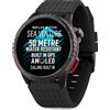 Reflex Active SeaVenture - Orologio intelligente con GPS AMOLED, 50 m, colore: Nero