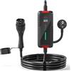 HOMCOM Caricabatterie Auto Elettrica, 3,5 kW Tipo 2, 5 m Cavo, 6A-16A, Timer | Aosom Italy
