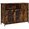 vidaXL Dressoir 100x35x75 cm bewerkt hout gerookt eikenkleurig