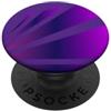 Kirovair Art Prospettiva gradiente viola rosa strisce ottiche PopSockets PopGrip Adesivo