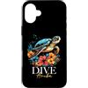 Dive Aruba - Scuba Diving Co. Custodia per iPhone 16 Plus Aruba Tartaruga Marina Immersioni Subacqueo Souvenir