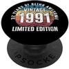 Kattos - Buon compleanno 32 anni 32° Compleanno Leggendario Anno di Nascita 1991 Edizione PopSockets PopGrip Adesivo