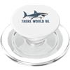 Funny Shark Ocean Predator Marine Sea Mo Mi è stato detto che ci sarebbero stati squali divertente amante degli squali PopSockets PopGrip per MagSafe
