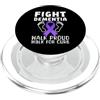 Dementia Awareness Alzheimers and Brain Combatti la demenza Cammina orgogliosa per curare la demenza PopSockets PopGrip per MagSafe