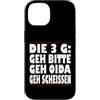 3GRules4All Custodia per iPhone 14 La regola 3G Geh Pleh Oida Geh Scheissen