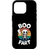 Kattos - Halloween Custodia per iPhone 16 Pro Boo Fart divertente scheletro scoreggiante per Halloween