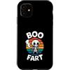 Kattos - Halloween Custodia per iPhone 11 Boo Fart divertente scheletro scoreggiante per Halloween