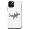 Funny Shark Ocean Predator Marine Sea Mo Custodia per iPhone 11 Pro Squalo sovrastimolato divertente amante degli squali umorismo