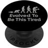 Biology Nerd Evolution Educator Naturali Charles Darwin Gift Natural Selection Science Citazione PopSockets PopGrip Adesivo