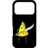 Cheese milk curd milk product dairy Holl Custodia per iPhone 17 Pro Pezzo di formaggio con coltello da formaggio