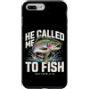 He Called Me To Fish Christian Fisherman Custodia per iPhone 7 Plus/8 Plus Mi ha chiamato a pescare Matteo 4:19 Christian Fishing