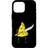 Cheese milk curd milk product dairy Holl Custodia per iPhone 16 Pro Max Pezzo di formaggio con coltello da formaggio