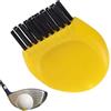 Generisch Detergente per scanalature tascabili, spazzola portatile per mazze da golf, leggera, per pulire teste da golf, palline da golf e scarpe, spazzola da golf e detergente per scanalature