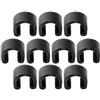 Generico Clip Per Organizer Per Cavi Da Ciclismo - Confezione Da 10 Guide Per Tubi Freno A Forma Di C, Fibbie In Filo Di Alluminio Ultraleggere, Supporti Per Cavi del-Cambio | Soluzione Di Instradamento del-Te