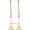Générique Monkey Bar Trapezio - Barra orizzontale sensoriale ergonomica, design robusto metallo PE PP, set di anelli ricreativi portatili, altalena sicura per uso domestico | Attrezzature per esercizi