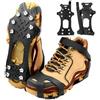 SYNYOUR Ramponcini, Ramponi per Scarponi, Ramponi per Scarpe Alpinismo da Ghiaccio Neve Inverno Camp, Leggero Ice Tacchetti Inossidabile, S