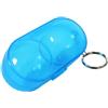Generic Contenitore per palline da pong - contenitore con guscio rigido, custodia protettiva per pong con portachiavi, organizzatore di sportivi portatile | Portatore leggero