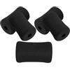 HOMOCONO Rullo Spugna Palestra 5 per Allenamento Addominali Nero, Coperture Imbottite per Attrezzature Gym e Sit-up