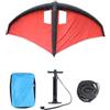 XGHDPBM 5㎡ Ala Gonfiabile da Surf, Ala Gonfiabile da Surf for Aquilone con Foil for Finestra, Aquilone da Surf Palmare for Vela da Surf, for Paddle Board Sport Acquatici Surf Principianti Adulti(Red)
