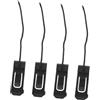 YARNOW Set 4pezzi Inserto a Scatto per Tavola da Surf in Nailon Nero Stabilità e Direzionalità per Paddleboard Outdoor Surfing