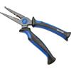 Mustad Hero - Pinza da pesca con manico ergonomico a molla, 17,8 cm, con fodero, colore: Blu
